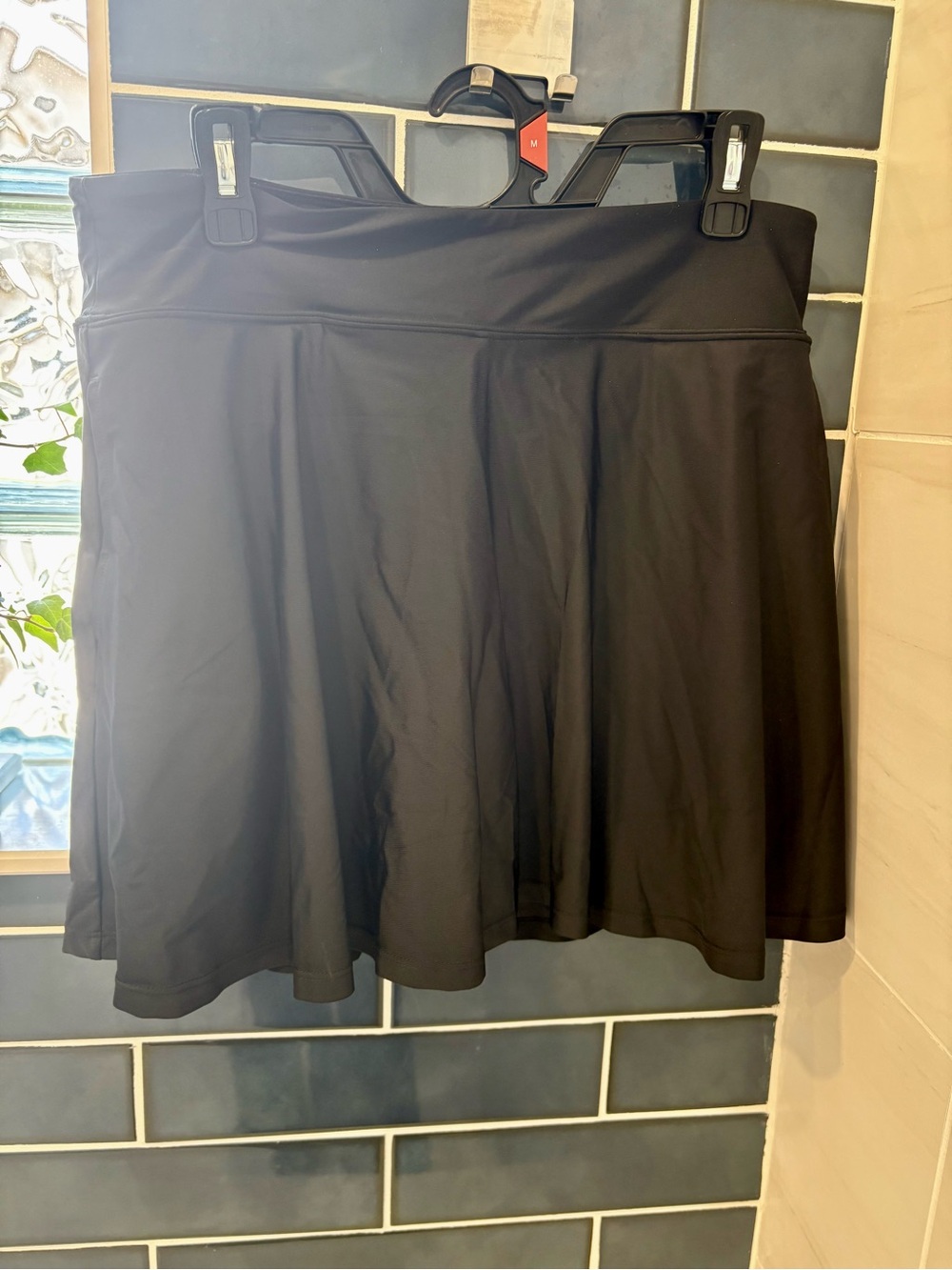 32 Degrees Black Swim Skort